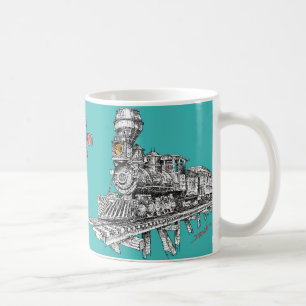 Caneca De Café 1880 Baldwin 2-8-0
