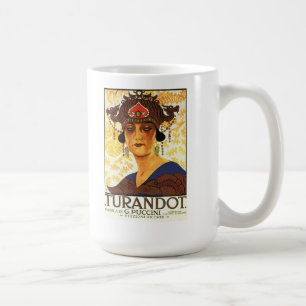 Caneca De Café 1926 poster - Turandot por Puccini