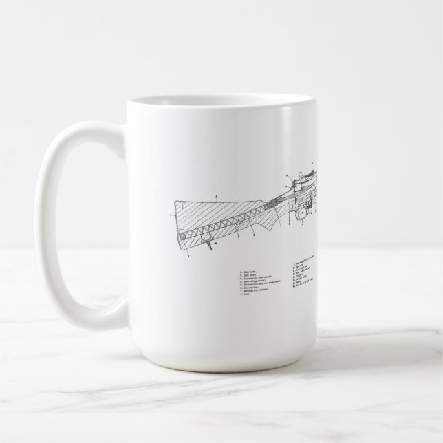 Caneca De Café 1941 Johnson Schematie (Esquerda)