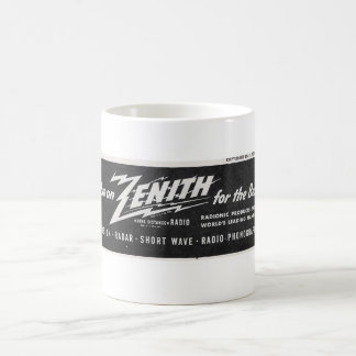 CANECA DE CAFÉ 1944 LOGO E ANÚNCIO DA ZENITH