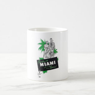 CANECA DE CAFÉ 1949 MIAMI TURISMO AD VINTAGE! VELHO! QUAINT!