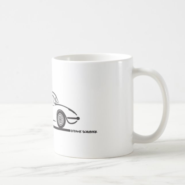 Caneca De Café 1959 1960 Chevrolet Corvette Hardtop (Direita)