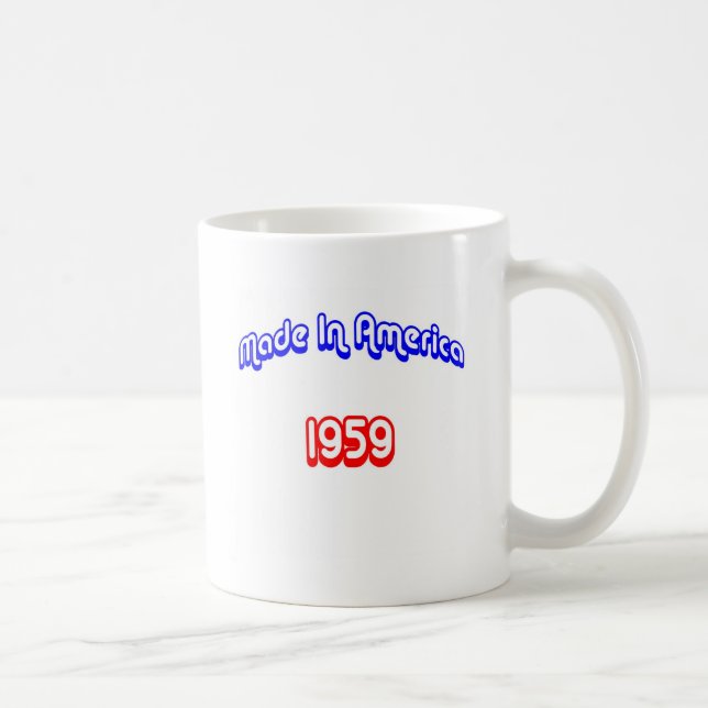 Caneca De Café 1959 fez em América (Direita)