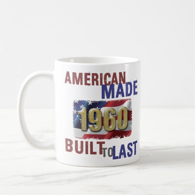 Caneca De Café 1960 American fez 60º aniversário (Esquerda)