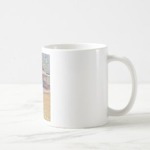 Caneca De Café 1960 carro antigo com dispositivo de fita AZUL