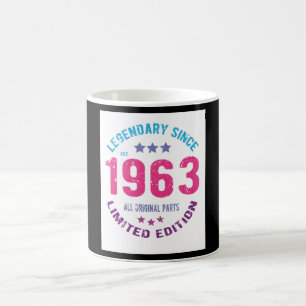 Caneca De Café 1963 Vintage Aniversário