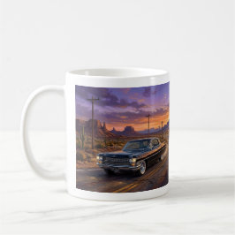 Caneca De Café 1964 Cadillac na Rota 66