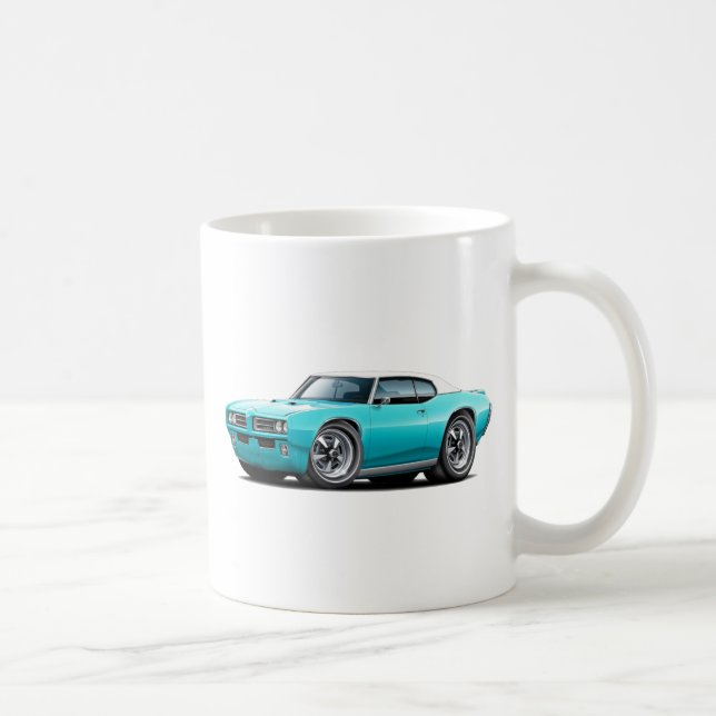Caneca De Café 1968-69 carro superior Turquesa-Branco de GTO (Direita)