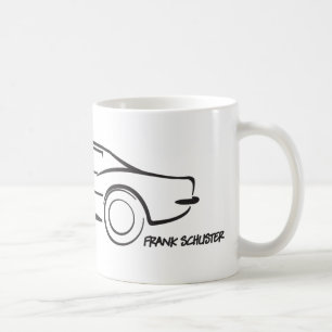 Caneca De Café 1968 Corvette Hardtop BLK