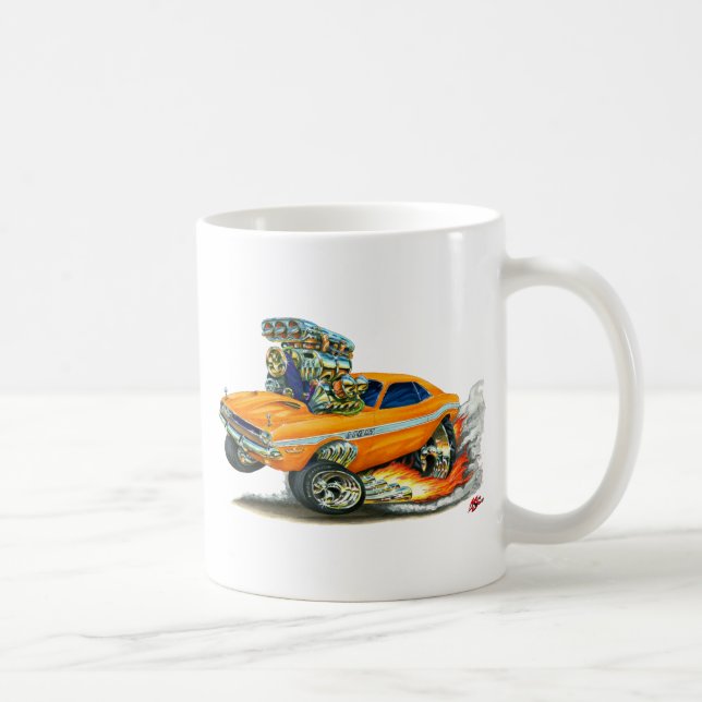 Caneca De Café 1970-72 carro da laranja do desafiador de Dodge (Direita)