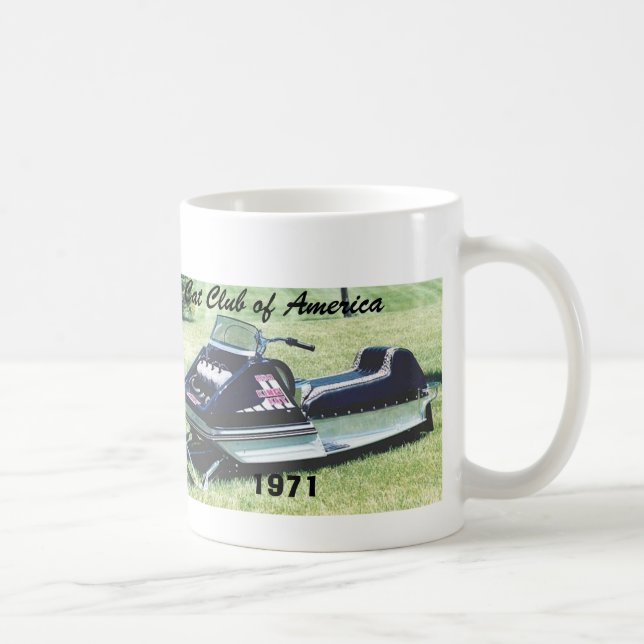 Caneca De Café 1971KingKat800CC, clube ártico do gato de América, (Direita)