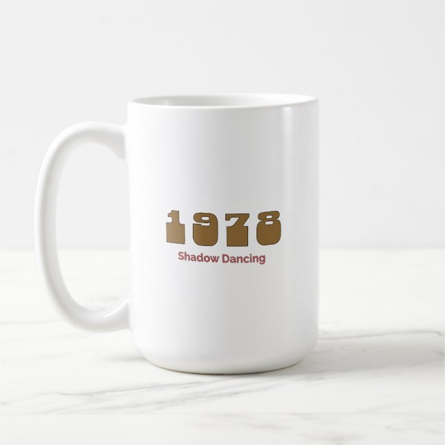 Caneca De Café 1978 Música do Top, Shadow Dancing (Esquerda)