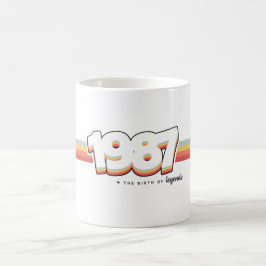 Caneca De Café 1987 Nascimento de lendas