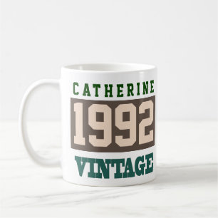 Caneca De Café 1992 Ano de Nascimento - Celebração de Aniversário