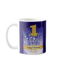 1 Ano de Aniversário de Recuperação Numeral Negrit