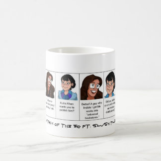 Caneca De Café 1 cómico do ataque dos 50 Ft. Pilha da lama