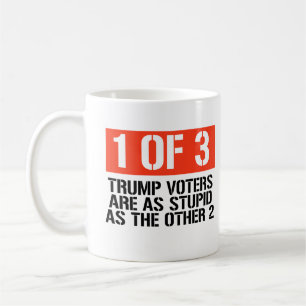 Caneca De Café 1 de 3 eleitores de Trump