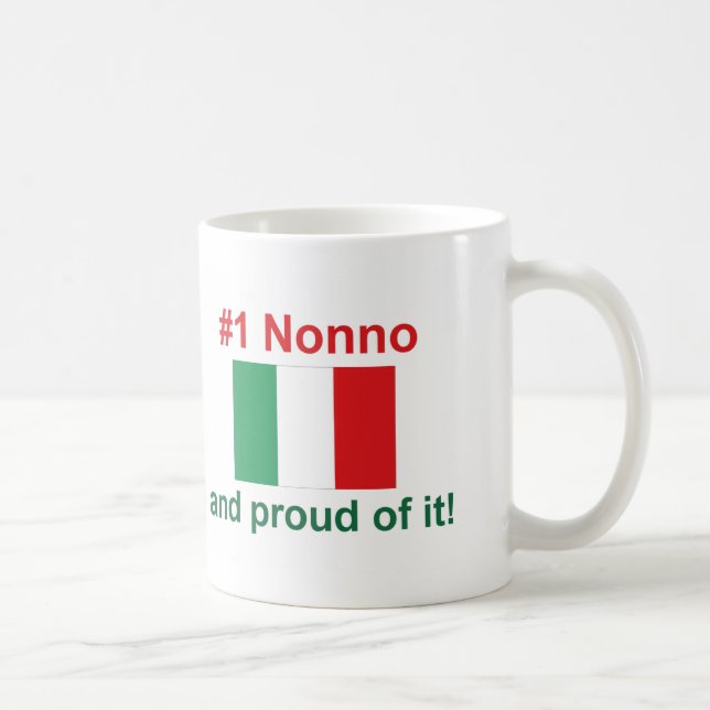 Caneca De Café #1 italiano Nonno (Direita)