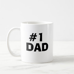 Caneca De Café #1 Papai Presente Personalizado com Foto para o Di