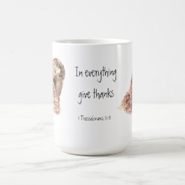 Caneca De Café 1 Salónica 5:18 Escritura, Pássaro Bonito
