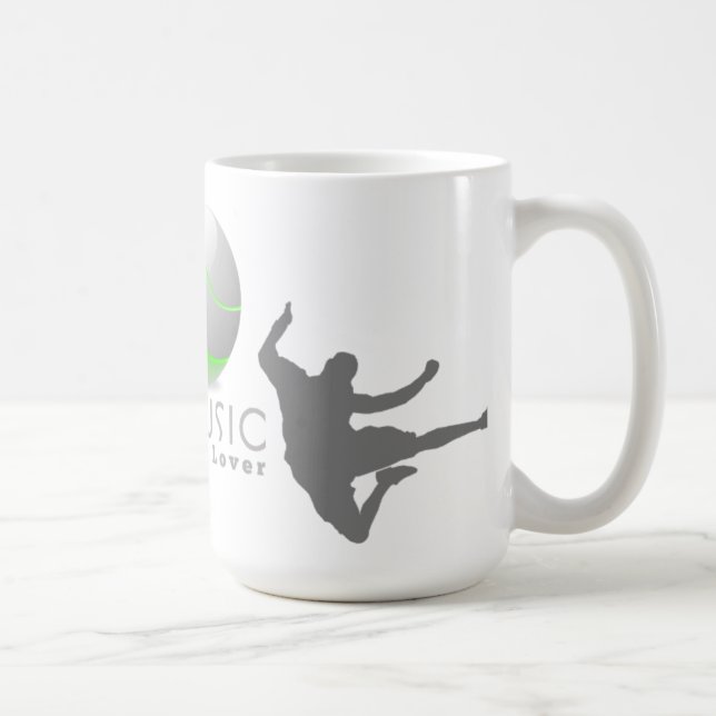 Caneca De Café #1Music Lover Ringer Mug (Direita)