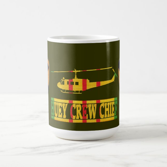 Caneca De Café 1rua da Divisão de Cavalaria UH-1 Huey Crew Chefe  (Centro)