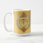 Caneca De Café 1rua ou 50º Ouro<br><div class="desc">Para um toque da design romântica e clássica,  por que não minha placa gráfica original em uma caneca?!</div>