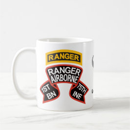 Caneca De Café 1rua Ranger Battalion antigo style scroll com tabu