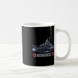 Caneca De Café 2ª Guerra Mundial - Navio de batalha alemão Bismar