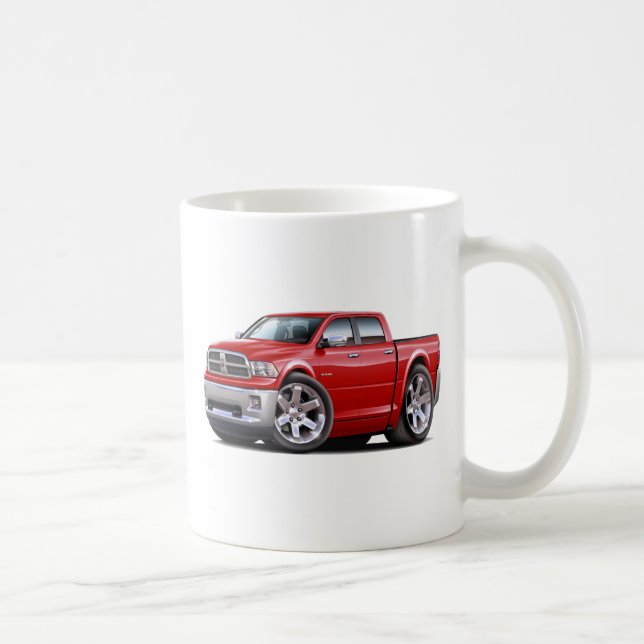 Caneca De Café 2010-12 caminhão vermelho duplo da ram (Direita)
