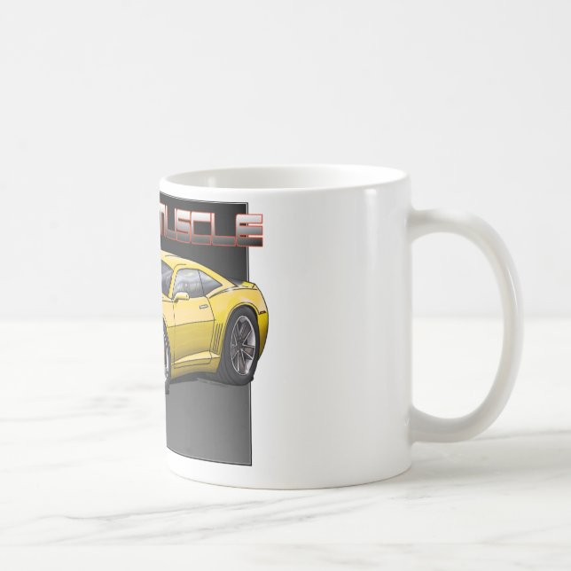 Caneca De Café 2010_Camaro_Yellow (Direita)