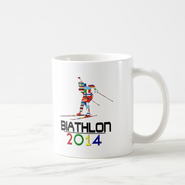 Caneca De Café 2014: Biathlon (Direita)