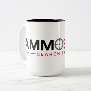 Caneca de café 2019 do logotipo de AmmoSeek