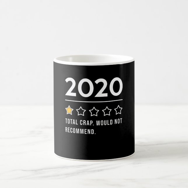 Caneca De Café 2020 Memes 1 Classificação nas Estrelas (Centro)