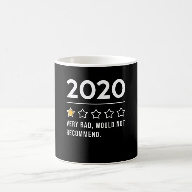 Caneca De Café 2020 Memes 1 Classificação nas Estrelas (Centro)