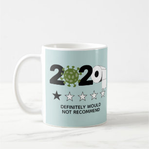 Caneca De Café 2020 - One Star Rating (Uma classificação de uma e