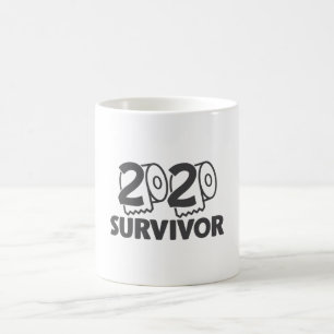 Caneca De Café 2020 Sobrevivente Funny Coronavirus Meme