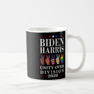 Caneca De Café 2021 Biden Harris Unity Over Division Gift