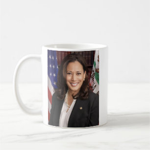 Caneca De Café 2021 Kamala Harris Vice-Presidente Democrat 11 oz