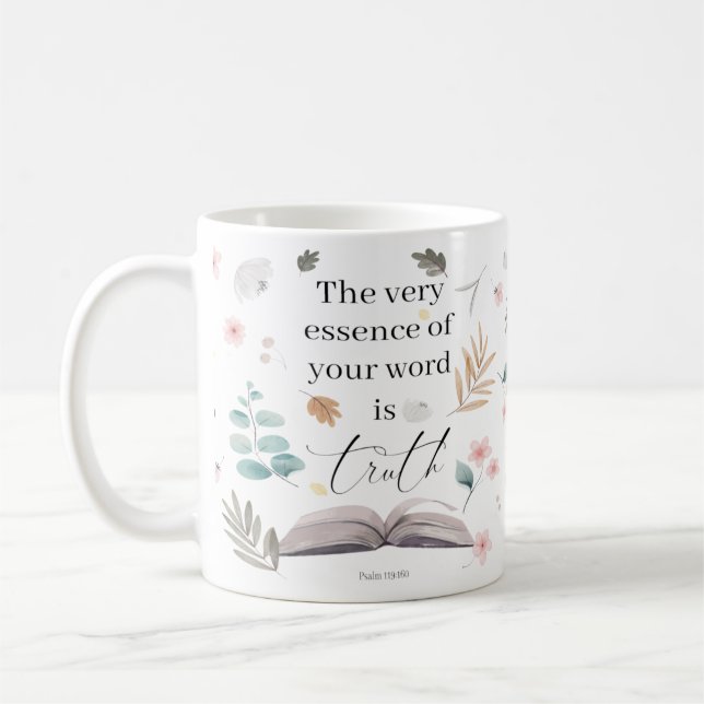 Caneca De Café 2023 JW ano Psalm 119:160 (Esquerda)