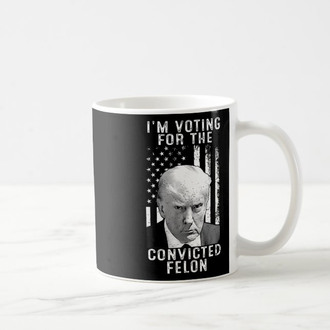 Caneca De Café 2024 condenado Felon27 (Direita)