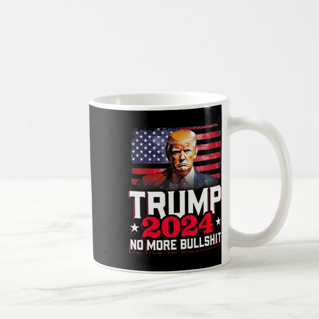 Caneca De Café 2024 No More Bull America Flag (Direita)