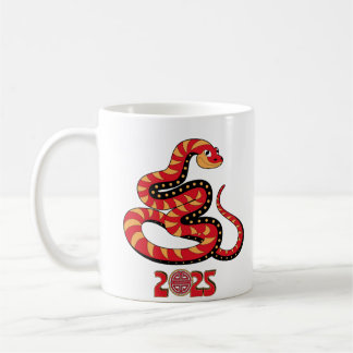 Caneca De Café 2025 Ano da Cobra 11 OZ Coffee Mug