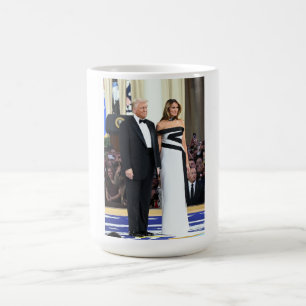 Caneca De Café 2025 Primeiro Casal Donald e Melania Trump