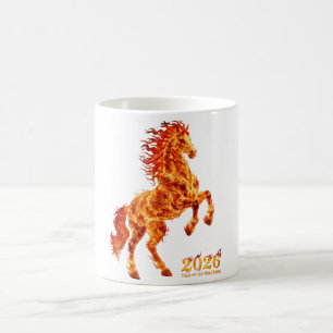 Caneca De Café 2026 Ano do Cavalo de Fogo