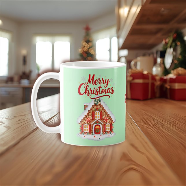 Caneca De Café 2026 Christmas House Mug  (Criador carregado)