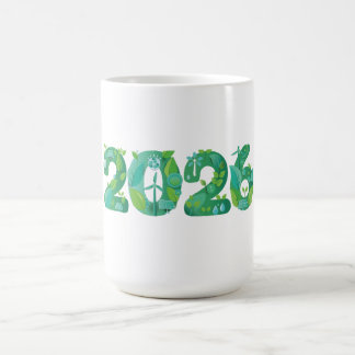 Caneca De Café 2026 Eco Green Energy Concept
