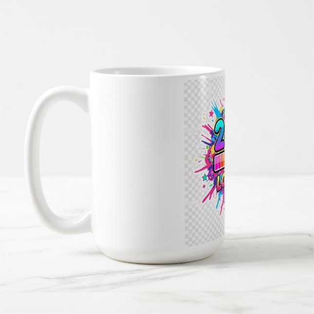 Caneca De Café 2026 Loading... Progress Bar Sticker (Esquerda)