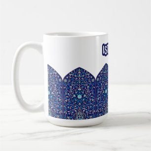 Caneca De Café 2026 Nova Istambul Turquia Lembrança Azul