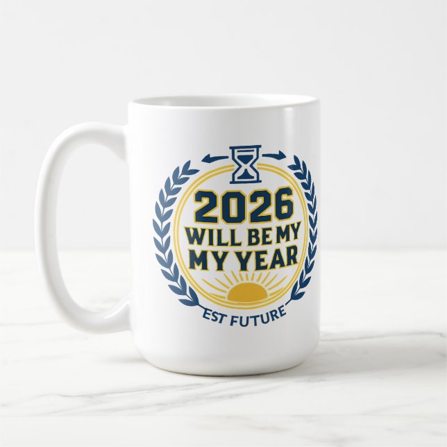Caneca De Café 2026 Será Meu Ano (Esquerda)